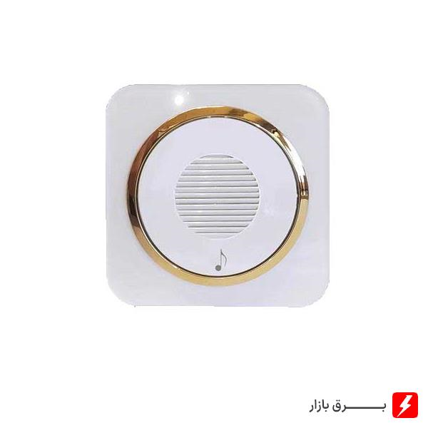 زنگ-ملودی-آدا-پلکسی-سفید-زه-طلایی-مکانیزم-قاب-زه