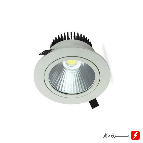 چراغ دانلایت LED COB 12W سفید برند میت