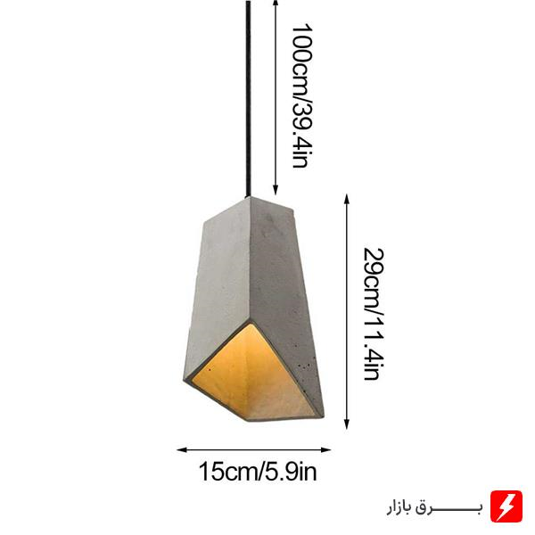 لوستر-آویز-بالب-لندن-مدل-BLPLCL_A35