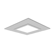 چراغ بیمارستانی 23 وات LED توکار 60x60 مهنام مدل گلاریس با صفحه پلی استایرن شیری