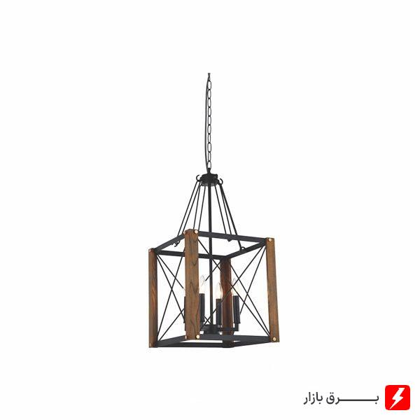 چراغ آویز 4 شعله E14 ستاره شمال مدل DC15