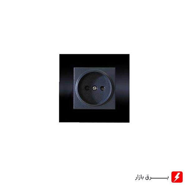 پریز-برق-آسا-پلکسی-مشکی-مکانیزم-قاب