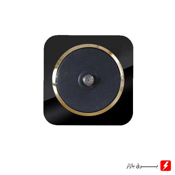 فیش-آنتن-sat-آدا-پلکسی-مشکی-زه-طلایی-مکانیزم-قاب-زه