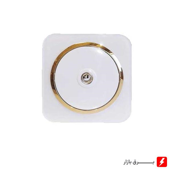 فیش-آنتن-آدا-پلکسی-سفید-زه-طلایی-مکانیزم-قاب-زه