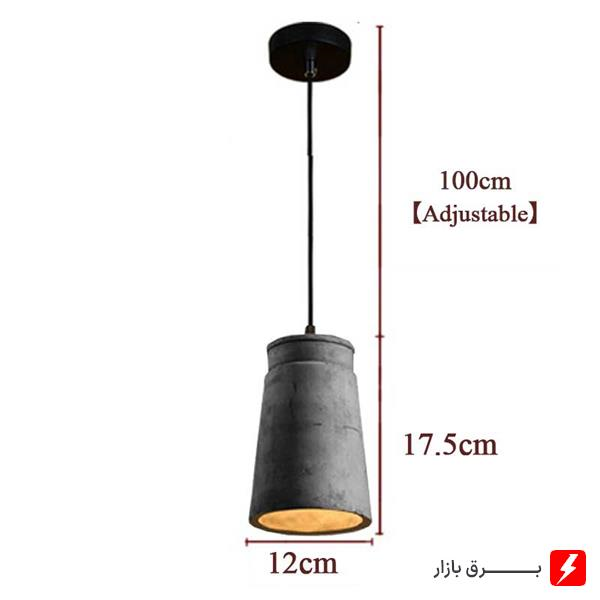 لوستر-تزئینی-بالب-لندن-مدل-BLPLCL
