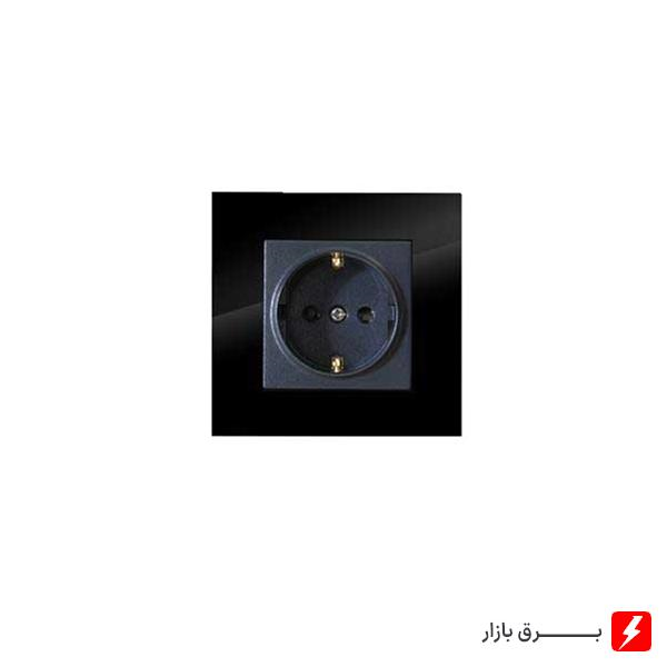 پریزبرق-ارت-آسا-پلکسی-مشکی-مکانیزم-قاب