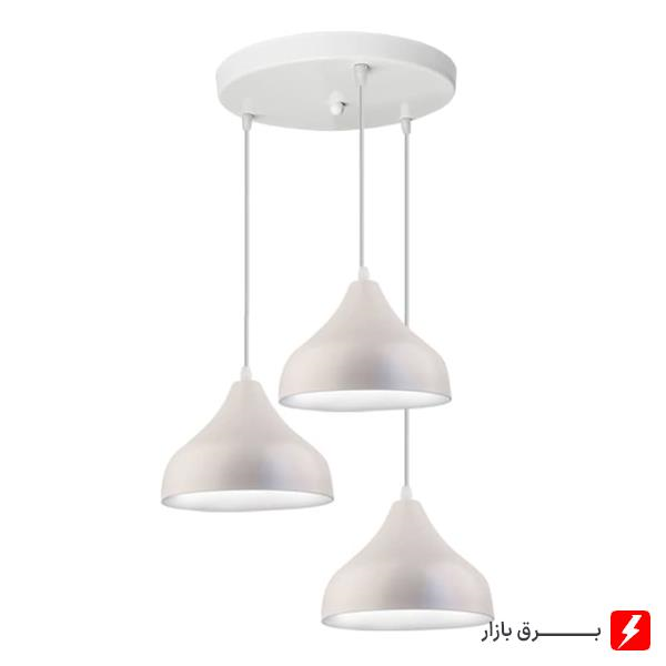 چراغ آویز 3xE27 ستاره شمال مدل J8 پایه دایره