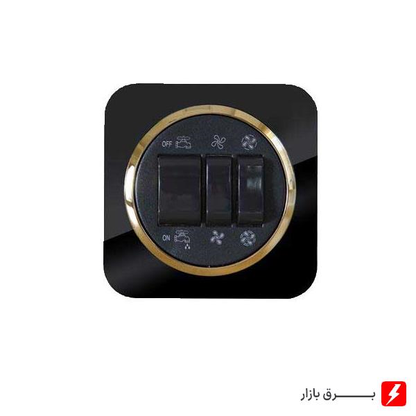 کلید-کولر-آدا-پلکسی-مشکی-زه-طلایی-مکانیزم-قاب-زه