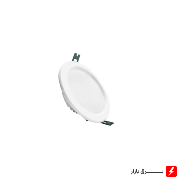 چراغ سقفى دیپلاست یک گرد توکار 5 وات برند EDC