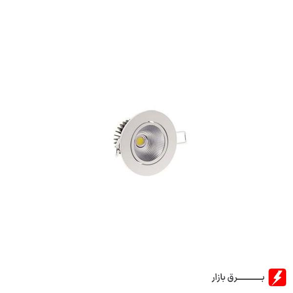 چراغ دانلایت LED COB 12W نقره ای برند میت