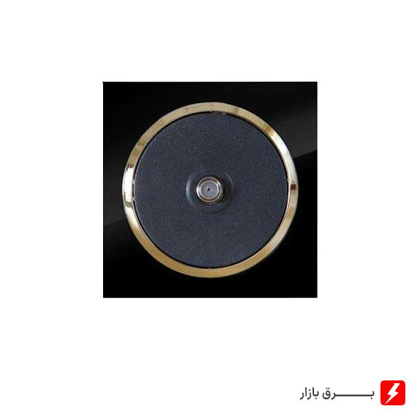 فیش-آنتن-sat-آوا-پلکسی-مشکی-زه-طلایی-مکانیزم-قاب-زه