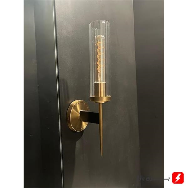 لوستر نیرا نور مدل دیواری گلس فروزا 2 شعله