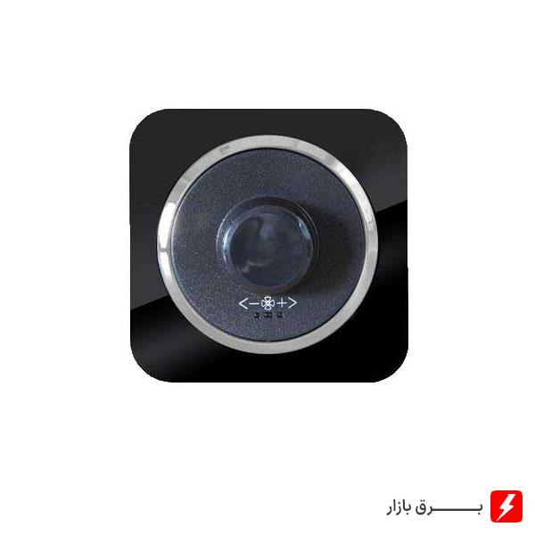 دیمر-فن-800-وات-آدا-پلکسی-مشکی-زه-نقره-ای-مکانیزم-قاب-زه