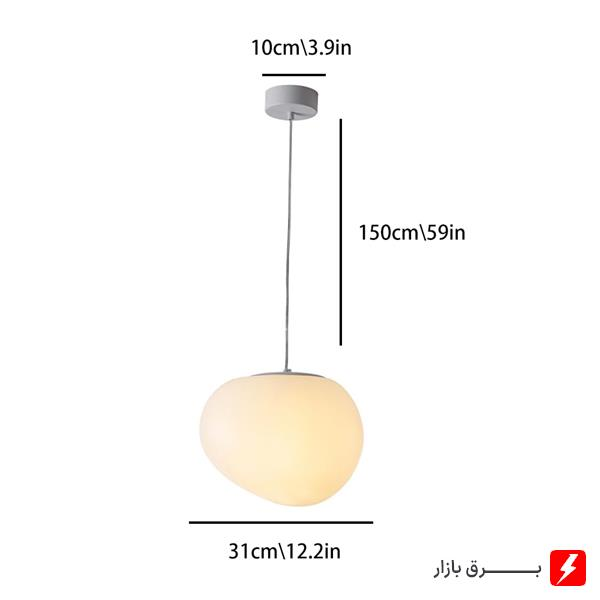 چراغ آویز 18 وات SMD ستاره شمال مدل TS13