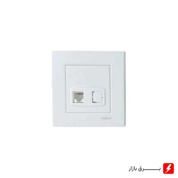 آسا-دلند-تک-سوکت-تلفن-دو-خط