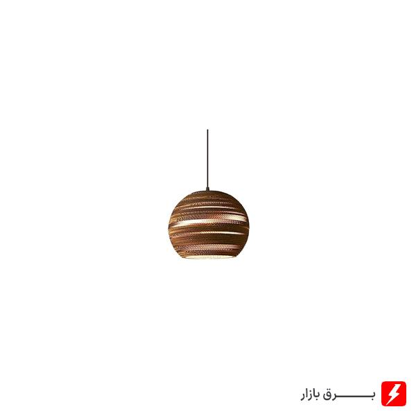 چراغ آویز کارتنی سان کوچک E27 ستاره شمال مدل SUN/28