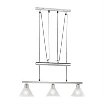 چراغ آویز SMD کروم مدل F12/3 مجلسی