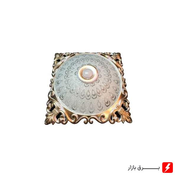 چراغ-سقفی-سنسور-دار-مدل-رویال---شیشه-ای