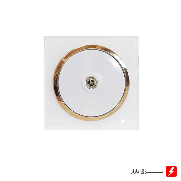 فیش-آنتن-آوا-پلکسی-سفید-زه-طلایی-مکانیزم-قاب-زه