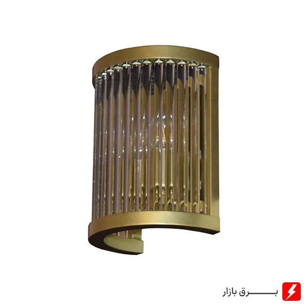 لوستر کریستالی نیرا نور مدل دیواری لوله ای PSw-752