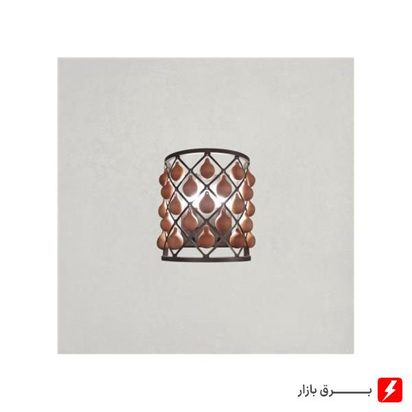 لوستر چوبی نیرا نور مدل دیواری گوی BACw-461