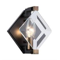 لوستر کریستالی نیرا نور مدل دیواری شمشی لوزی