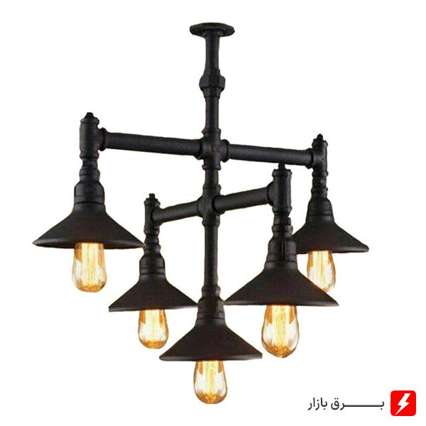 چراغ آویز فانتزی 5 شعله آرتا کد 109/5