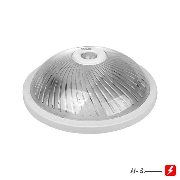 چراغ-سقفی-سنسوردار-کارلوکس-مدل-SE-221-طرح-خورشید-با-حباب-پلاستیکی
