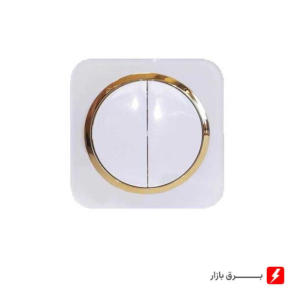 کلید-دو-پل-آدا-پلکسی-سفید-زه-طلایی-مکانیزم-قاب-زه