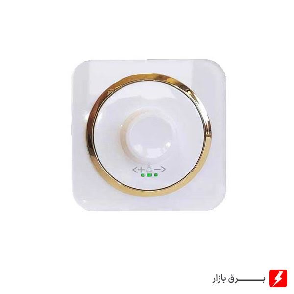 دیمر-لامپ-800-وات-آدا-پلکسی-سفید-زه-طلایی-مکانیزم-قاب-زه