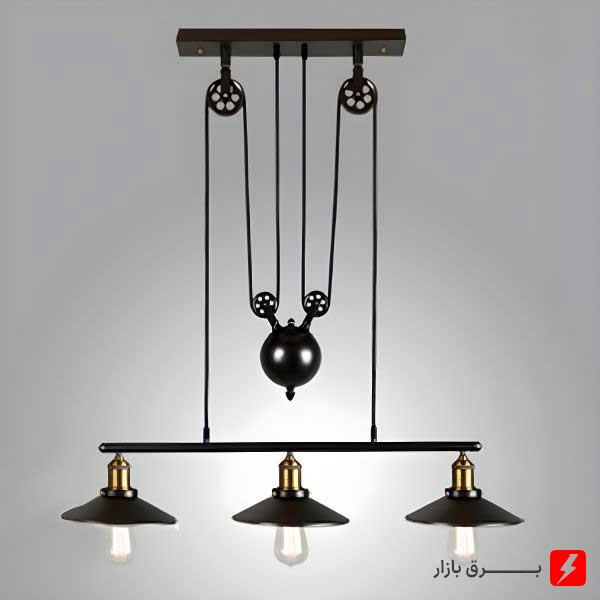 لوستر-آویز-بالب-لندن-مدل-BLPLAL-0360