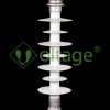 مقره سیلیکونی 24kv  اتکایی سوزنی فاصله خزش 762mm مدل DP-300762 برند سامانه های نوین افرا