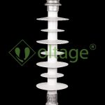 مقره سیلیکونی 24kv  اتکایی سوزنی فاصله خزش 762mm مدل DP-300762 برند سامانه های نوین افرا