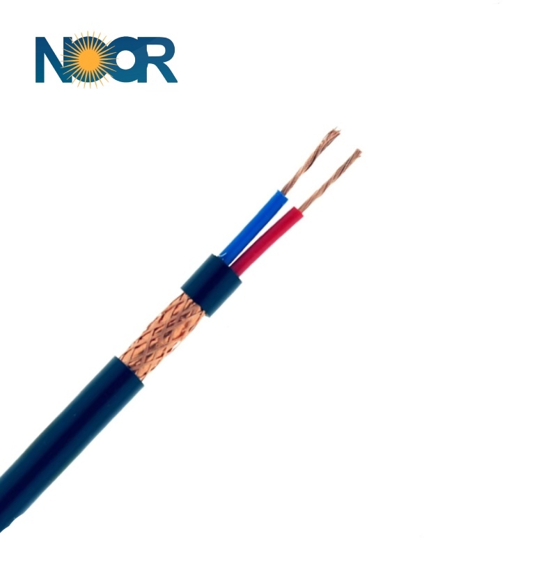 کابل افشان شیلددار مسی 1*2 برند نور زنجان