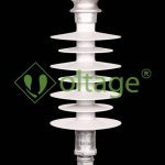 مقره سیلیکونی 24kv اتکایی سوزنی فاصله خزش 752mm مدل DP-300752 برند سامانه های نوین افرا