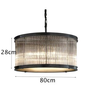 لوستر آویز بالب لندن مدل BLPLCRYSTALROUND