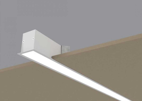 چراغ بیمارستانی خطی چهار ماژول LED توکار 100 وات مهنام مدل سیلا SB6080L2270