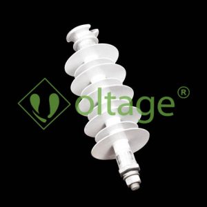 مقره سیلیکونی 36kv اتکایی سوزنی فاصله خزش 956mm مدل DP-300956 برند سامانه های نوین افرا