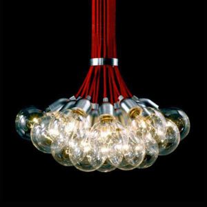 لوستر آویز دکوراتیو بالب لندن مدل CLUSTER 19 HEAD