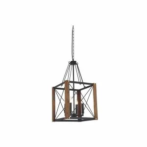 چراغ آویز 4 شعله E14 ستاره شمال مدل DC15