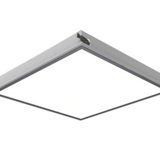 چراغ بیمارستانی 23 وات LED توکار 30x30 مهنام مدل گلاریس با صفحه پلی استایرن شیری