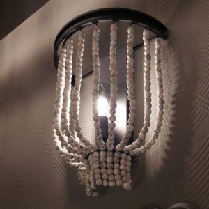 لوستر رستیک نیرا نور مدل دیواری آتریسا 1 شعله