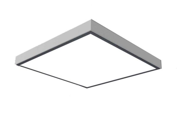 چراغ بیمارستانی 23 وات LED روکار مهنام مدل گلاریس پلی استایرن شیری
