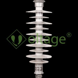 مقره سیلیکونی 36kv اتکایی سوزنی فاصله خزش 1042mm مدل DP-301042 برند سامانه های نوین افرا