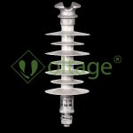 مقره سیلیکونی 24kv اتکایی سوزنی فاصله خزش 871mm مدل DP-300871 برند سامانه های نوین افرا