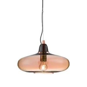 چراغ آویز شیشه ای E27 ستاره شمال مدل GHO3