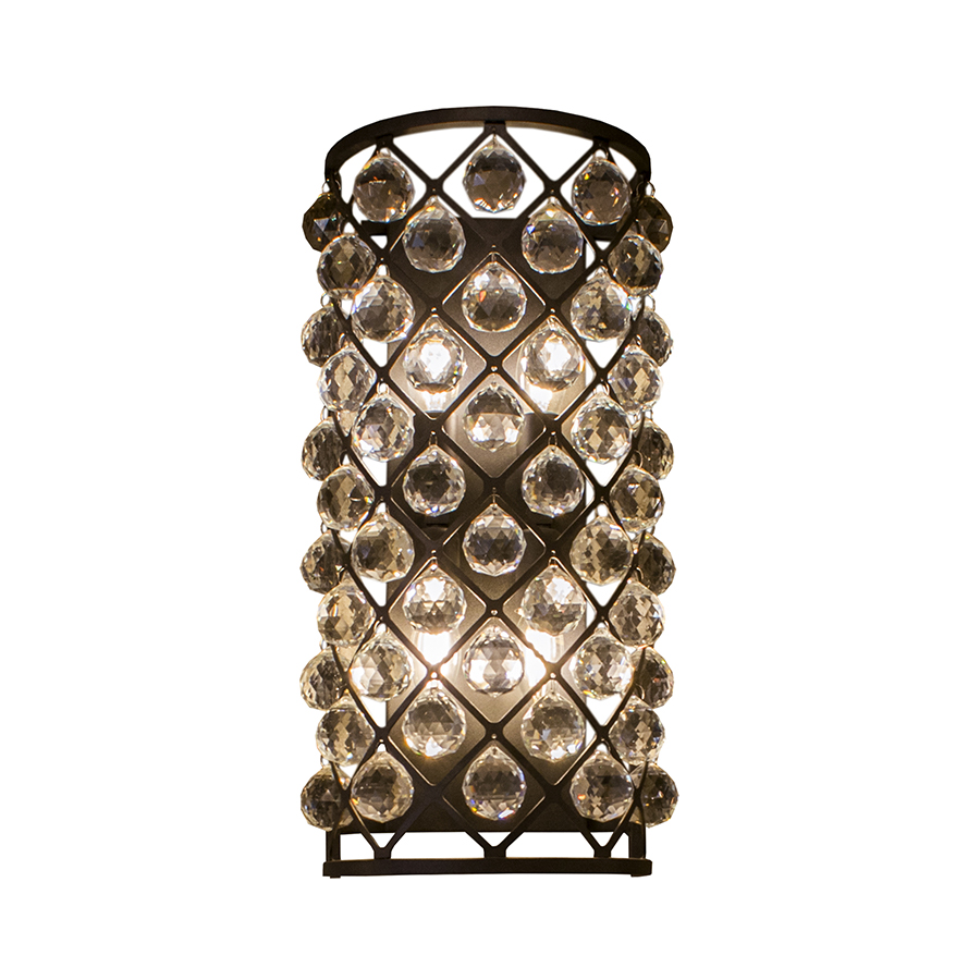 لوستر کریستالی نیرا نور مدل دیواری گوی BACw-461