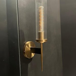 لوستر نیرا نور مدل دیواری گلس فروزا 1 شعله