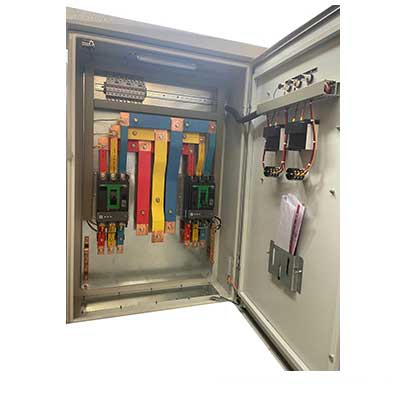 تابلو برق فشار ضعیف ATS چنج اور 100 آمپر با مکانیزم سوییچ زاویر