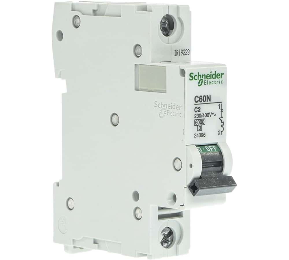 کلید مینیاتوری یک پل تک فاز سری c برند اشنایدر